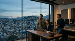 Music company launching in Quito